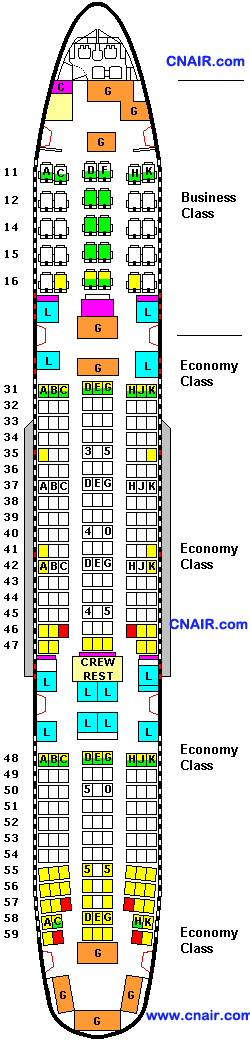 新加坡航空公司波音777-200ER (Version 1)機(jī)型