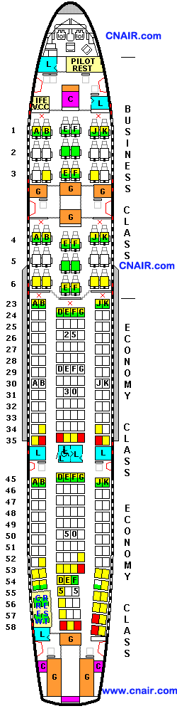 澳洲航空公司空中客車A330-200 (International)機型
