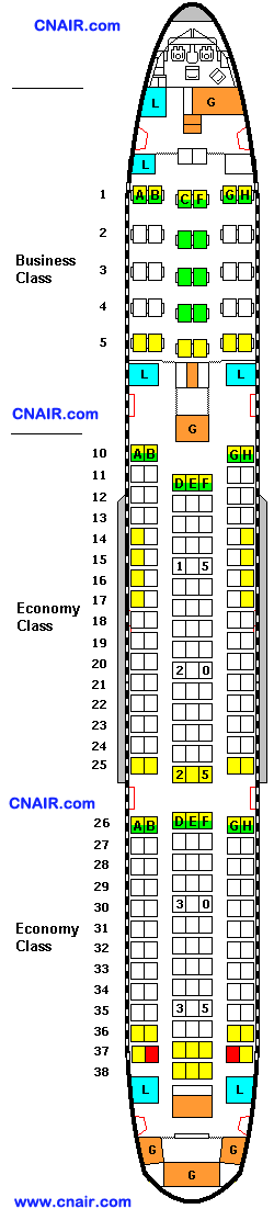 俄羅斯航空公司波音Boeing 767-300 (Version 3)  機型