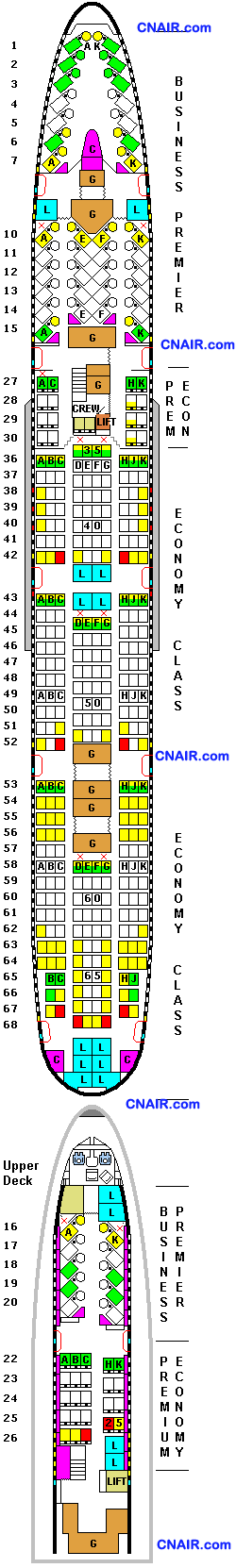新西蘭航空公司波音Boeing 747-400 機型