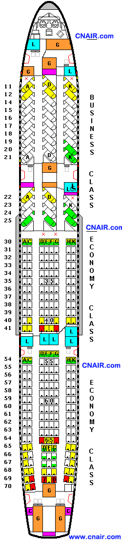 國泰航空公司空中客車Airbus A330-300 (New two class) 機型 