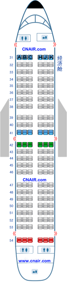 中國南方航空公司（南航）波音Boeing737-300 T2飛機