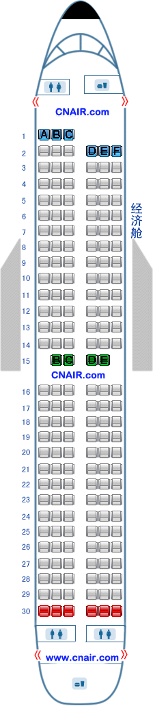 奧凱航空公司波音Boeing737-800 T1 飛機